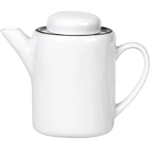 Théière en porcelaine blanche Salt - Broste Copenhagen pas cher