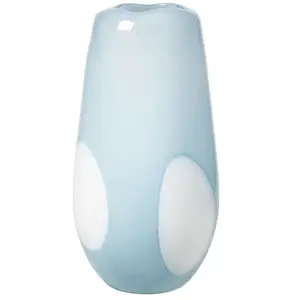 Comparateur de prix : Vase Ada Dot - plein air / bleu clair - Ø19,5 x 37 cm Broste Copenhagen