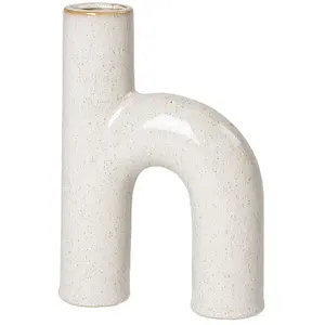 BROSTE COPENHAGEN - Vase Hector - Blanc - Grès émailléVendu parmade-in-design