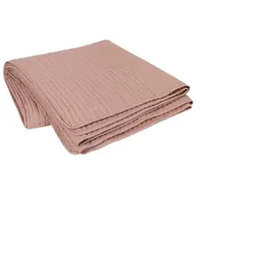 Broste Copenhagen Couvre-lit Sena - Antler Dusty Purple pas cher