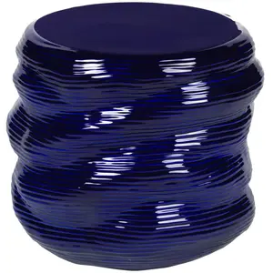 Broste Copenhagen Table en faïence - bleu