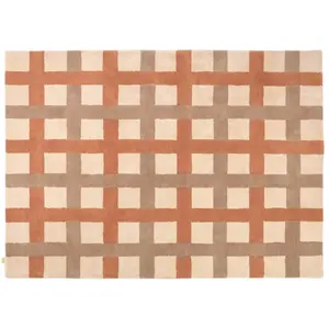 Broste Copenhagen Tapis Edith jaune/beige - 200x300cm