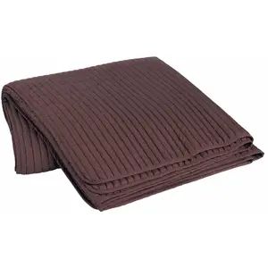 Broste Copenhagen Couvre-lit aubergine Sena - 240x260cm pas cher