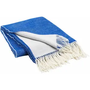 Broste Copenhagen Plaid Jeanne bleu - 130x200cmVendu parliving-and-company