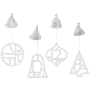 Décorations de noël Broste Copenhagen FILI X4 pas cher