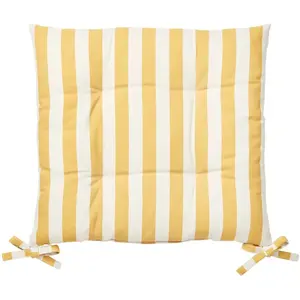 Comparateur de prix : BROSTE COPENHAGEN - Coussin d'assise Franca - Jaune - Coton