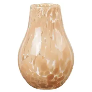 ATMOSPHERA CREATEUR D'INTERIEUR - Vaso oasis in metallo dorato martellato h23cm