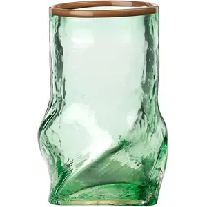 Broste Copenhagen Vase Ellen vert/marron - 14485081 pas cher