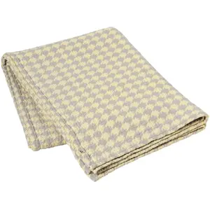 Broste Copenhagen Bernhardt plaid jaune - 50030232Vendu parliving-and-company