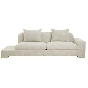 Broste Copenhagen Canapé Bay droit beige clair - 31002021