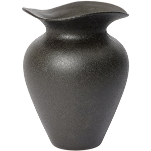 BROSTE COPENHAGEN - Vase Florentina - Noir - Grès