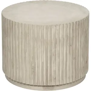 Comparateur de prix : Broste Copenhagen Rillo podium Ø56x42cm beige antique - 14469068