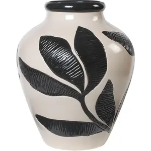 BROSTE COPENHAGEN - Vase Herbert - Noir - CéramiqueVendu parmade-in-design