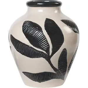 Comparateur de prix : Broste Copenhagen - Vase Herbert Noir taille unique