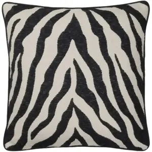 Comparateur de prix : BROSTE COPENHAGEN - Housse de coussin ZEBRA - Noir - Coton