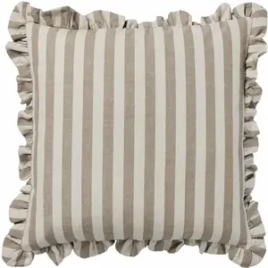 Comparateur de prix : Broste Copenhagen - Housse de coussin carré Ina Marron 50x50