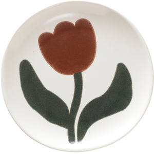BROSTE COPENHAGEN - Assiette à mignardises DORA - Marron - Grès