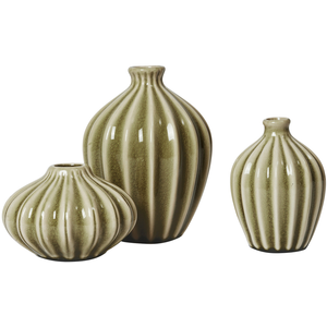 BROSTE COPENHAGEN - Vase Amalie - Vert - Céramique émaillée