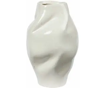 Broste Copenhagen - Vase Susie Blanc cassé taille unique pas cher