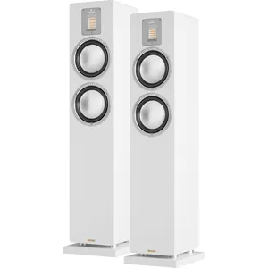 Enceintes colonne Audiovector QR3 SE Blanc satin pas cher