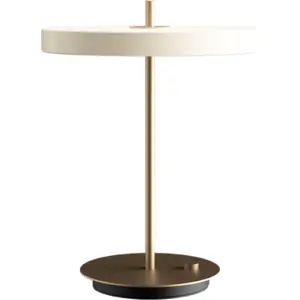 UMAGE lampe de table LED Asteria Table, USB, blanc perle/laiton pas cher