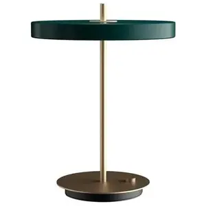 UMAGE lampe de table LED Asteria Table, USB, vert forêt/laiton pas cher