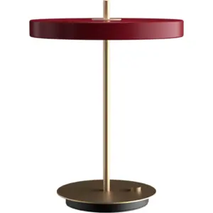 UMAGE lampe de table LED Asteria Table, USB, rubis/laiton pas cher
