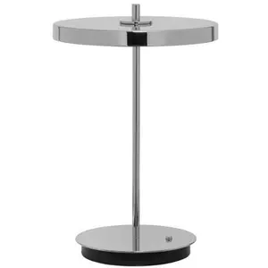 UMAGE lampe à poser LED rechargeable Asteria Move, acier poli, 31 cm pas cher