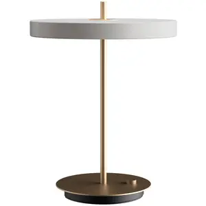 UMAGE lampe de table LED Asteria Table, USB, gris clair/laiton pas cher