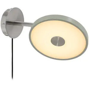 Applique murale LED UMAGE Asteria Short, vert olive, acier, à brancherVendu parluminaire