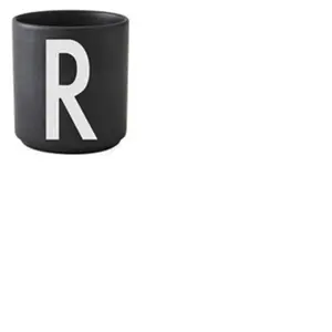 - Tasse noire Design Letters - Noir - R pas cher