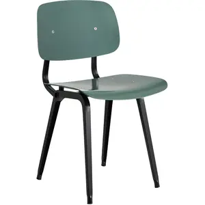 Hay - Chaise Revolt - Vert - ABS recyclé - Designer Friso Kramer pas cher