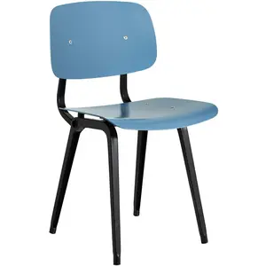 Hay - Chaise Revolt - Bleu - ABS recyclé - Designer Friso Kramer