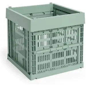 Hay - Cagette pliable cube Crate Sauge S pas cher