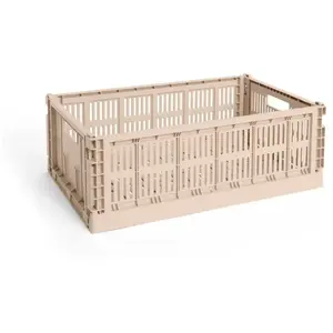 Hay - Grande cagette pliable Crate Poudre L pas cher