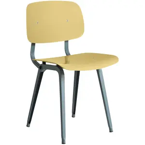 Hay - Chaise Revolt - Jaune - ABS recyclé - Designer Friso Kramer pas cher