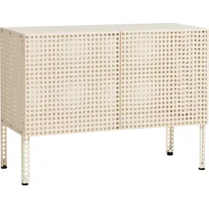 Hay - Buffet Perforated Cabinet - Blanc - Acier thermolaqué - Designer...Vendu parmade-in-design
