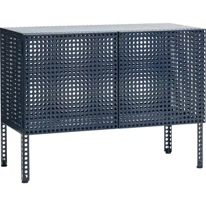 Hay - Buffet Perforated Cabinet - Bleu - Acier thermolaqué - Designer ...Vendu parmade-in-design