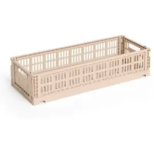 Comparateur de prix : Hay - Cagette pliable allongée Crate Poudre XS