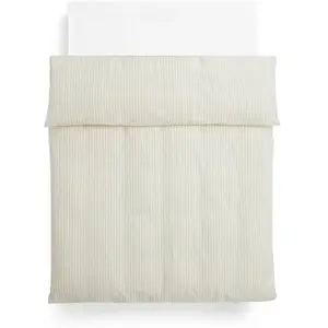 Hay - Housse de couette Fineline Ivoire 140x200 pas cher