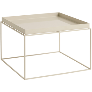 Hay - Table basse Tray - Beige - Acier thermolaqué - Designer Hay Studio pas cher