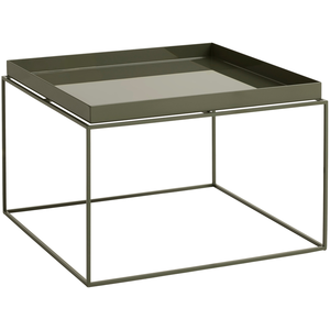 Hay - Table basse Tray - Vert - Acier thermolaqué - Designer Hay Studio pas cher