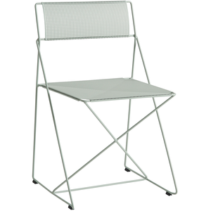 Hay - Chaise empilable X-Line - Vert - Tôle d'acier perforée - Designe... pas cher