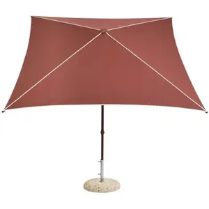 Comparateur de prix : Hay - Parasol TERRAZZA - Rouge - Toile acrylique