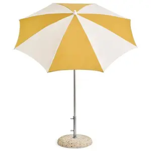 Hay - Parasol TERRAZZA - Jaune - Toile oléfine pas cher