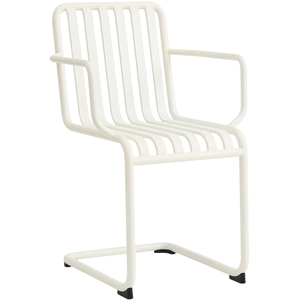 Hay - Fauteuil de repas Palissade - Blanc - Acier thermolaqué - Designer Ronan & Erwan Bouroullec pas cher