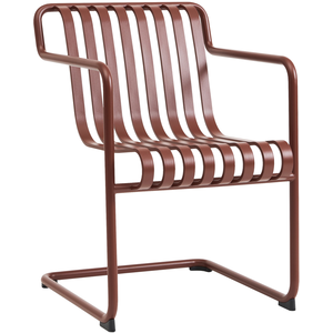 Hay - Fauteuil de repas Palissade - Rouge - Acier thermolaqué - Design... pas cher