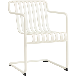 Hay - Fauteuil de repas Palissade - Blanc - Acier thermolaqué - Designer Ronan & Erwan Bouroullec pas cher