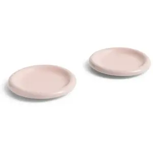 Comparateur de prix : Assiettes HAY Barro, rose, Ø 18 cm, lot de 2, terre cuite