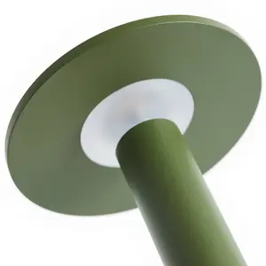 Comparateur de prix : Lampe à poser LED rechargeable HAY HOST PORTABLE, vert olive, 22 cm, I...